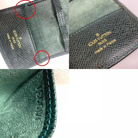 LOUIS VUITTON M30974 Taiga Case For bouton de manchette Single case - Picture 12 of 13